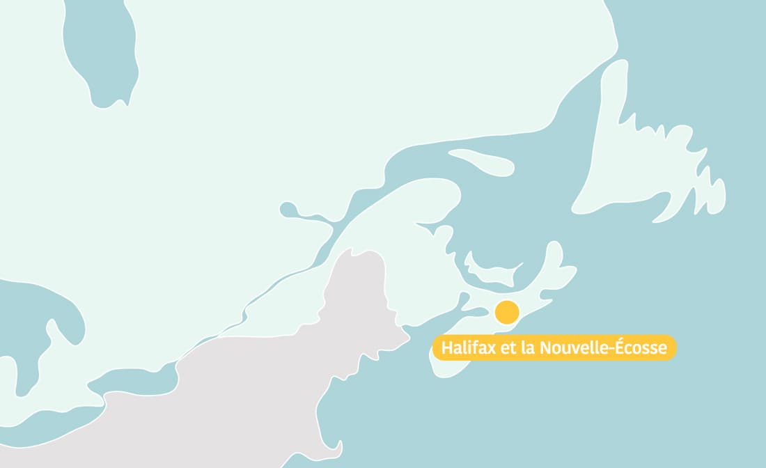 etape Halifax et la Nouvelle-Écosse