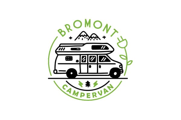 Logo Bromont camper van