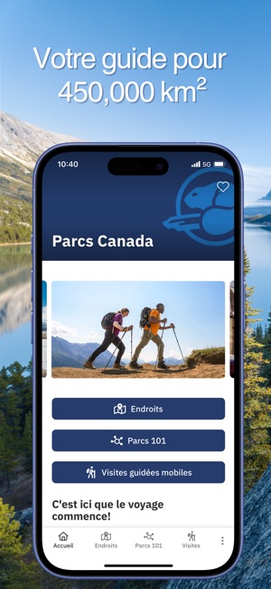 Application Parcs Canada